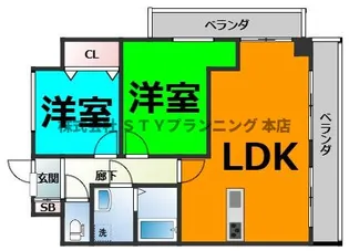 日進ビル【4階】の間取り
