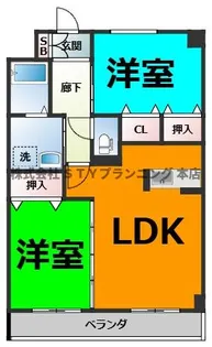 ボヌール岩崎台A棟【1階】の間取り