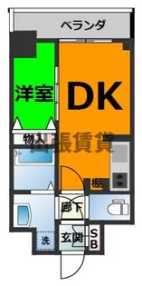 SOLメイクス浄心天神山【2階】の間取り