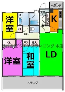 Floresta名駅【10階】の間取り