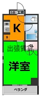 1Kの間取り画像