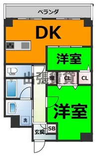 Le・Ciel徳川【5階】の間取り