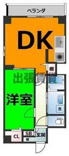 P-SQUARE Shumoku【6階】の間取り