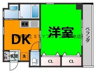 泉2000【4階】の間取り