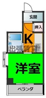 ドール堀田Ⅲ【5階】の間取り