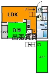 ラフィーレ志賀本通【1階】の間取り