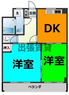 ハウスメイトⅡ【5階】の間取り