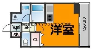 アレーヌコート新瑞橋【4階】の間取り