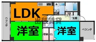 シャルマン・ロジェ【2階】の間取り