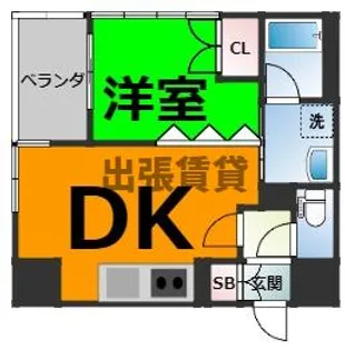 アーバン伏見【2階】の間取り