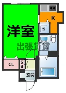 Branche葵【3階】の間取り