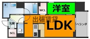 1LDKの間取り画像