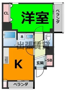 アビタシオン葵【5階】の間取り