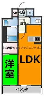 CREST TAPP志賀本通【12階】の間取り