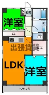 西脇ビル【4階】の間取り