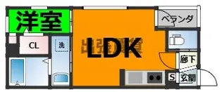 メイクス志賀本通【3階】の間取り