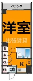 たつみビル【6階】の間取り