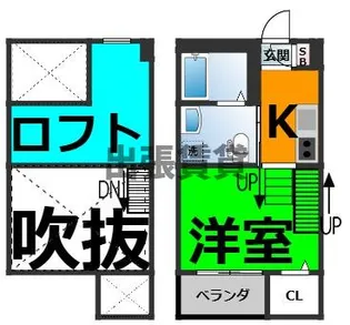 1Rの間取り画像