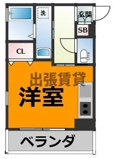 シーズンコート六番町【3階】の間取り