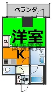 さくらHills NISHIKI Platinum Residence【5階】の間取り