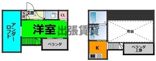 プレミア清水【2階】の間取り