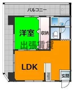 第2八千代コーポ【2階】の間取り