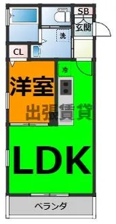 DELA庄内【2階】の間取り