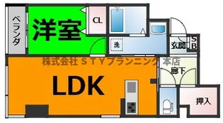 verite覚王山【4階】の間取り