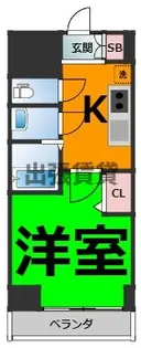 アステリ鶴舞テーセラ【12階】の間取り