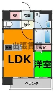 デュオフラッツ栄【11階】の間取り