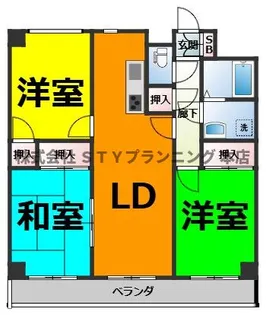 カーサ本山【1階】の間取り