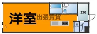 コレクション名駅III【5階】の間取り
