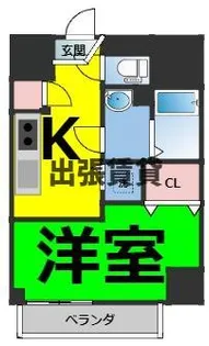 エスプレイス鶴舞ガーデンテラス【14階】の間取り