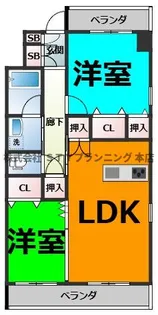 S-RESIDENCE亀島駅前blaze【13階】の間取り