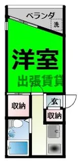 アパートメントロミオ【3階】の間取り