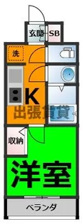 1Kの間取り画像