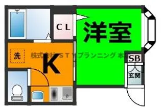 ションテ・ファオン・大野木【1階】の間取り