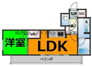 プレサンスロジェ車道駅前NORTH【5階】の間取り