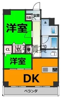 Le・Ciel徳川【1階】の間取り