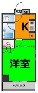 1Kの間取り画像