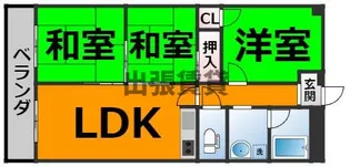 セジュールHIRO【5階】の間取り