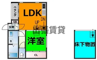 ガルテン【3階】の間取り