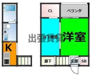 LaLa cote【2階】の間取り