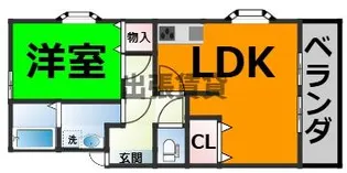 メゾンK【3階】の間取り