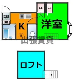 ル・グラン・バンブー【2階】の間取り