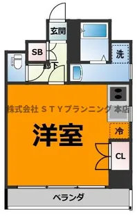 レジデンシア東別院【8階】の間取り