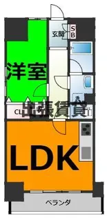 モンテーニュ名駅【10階】の間取り