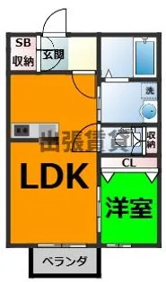 セレクト・マイメゾン【2階】の間取り