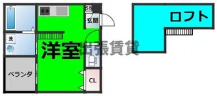 エルフパパ庄内緑地(エルフパパショウナイリョク【1階】の間取り