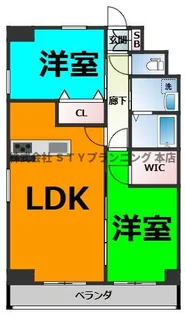 GRANDUKE鶴舞【8階】の間取り